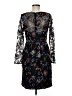 MIKAEL AGHAL 100% Polyester Paisley Black Cocktail Dress Size 6 - photo 2