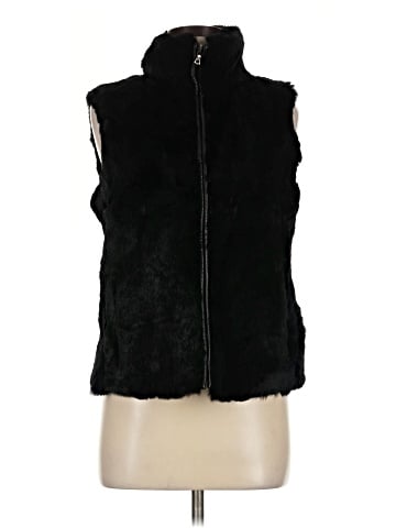 Theory Faux Fur Vest (view 1)