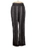 CAbi 100% Viscose Chevron-herringbone Black Casual Pants Size L - photo 1
