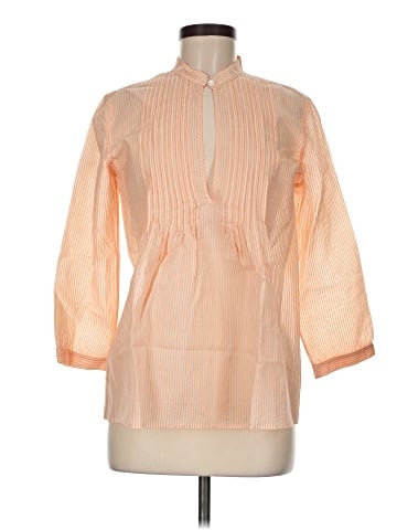 Theory 3/4 Sleeve Silk Top (view 1)