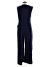 Shein 100% Polyester Solid Blue Jumpsuit Size L - photo 2