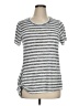 Bobeau Stripes Gray Short Sleeve T-Shirt Size XL - photo 1