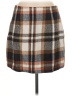Shein Plaid Brown Tan Casual Skirt Size L - photo 1
