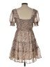 Altar'd State 100% Polyester Paisley Tan Cocktail Dress Size L - photo 2