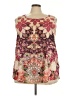 Bobeau 100% Polyester Floral Pink Sleeveless Blouse Size 3X - photo 1