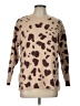 Ann Taylor LOFT Outlet Animal Print Brown Pullover Sweater Size L - photo 1