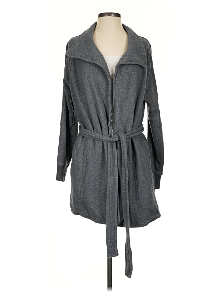 Pre-owned James Perse Cardigan Sweater In Gray