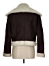Just Fab Brown Faux Fur Jacket Size L - photo 2