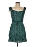 City Triangles 100% Polyester Polka Dots Teal Casual Dress Size M - photo 1