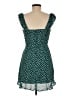 City Triangles 100% Polyester Polka Dots Teal Casual Dress Size M - photo 2