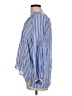 Caslon Stripes Blue Long Sleeve Blouse Size L - photo 5