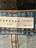 Topshop 100% Cotton Blue Denim Shorts Size 6 - photo 3