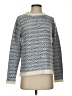Suncoo Chevron-herringbone Blue Pullover Sweater Size XS - photo 1
