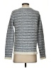 Suncoo Chevron-herringbone Blue Pullover Sweater Size XS - photo 2