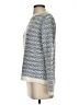 Suncoo Chevron-herringbone Blue Pullover Sweater Size XS - photo 5