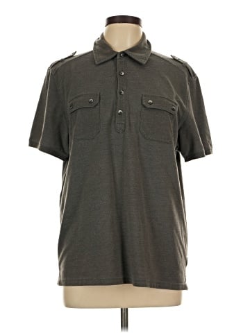 Calvin Klein Short Sleeve Button-Down Shirt (view 1)