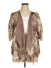 Signature by Larry Levine 100% Polyester Tan Kimono Size XL - photo 1