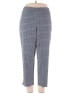 Valerie Stevens Houndstooth Blue Casual Pants Size 20 - photo 1
