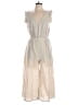 Allie Rose Stripes Ivory Jumpsuit Size L - photo 1