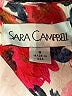 Sara Campbell Print Red Casual Dress Size 8 - photo 7