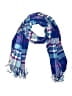 J.Crew 100% Acrylic Plaid Blue Scarf One size - photo 1