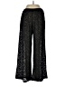 Profile by Gottex Animal Print Black Casual Pants Size L - photo 1