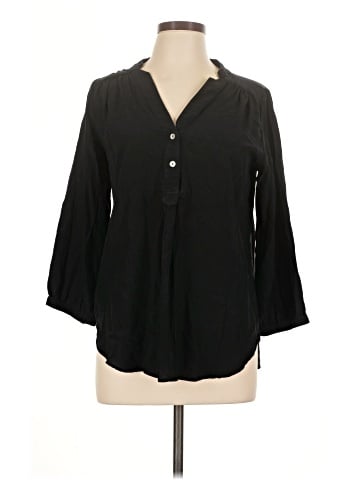 Amour Vert 3/4 Sleeve Silk Top (view 1)