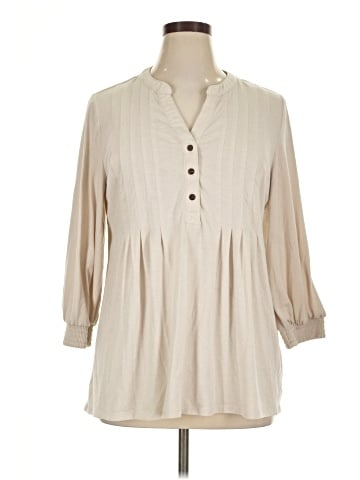 wonderly 3/4 Sleeve Blouse (view 1)