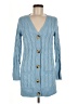 Unbranded 100% Acrylic Blue Cardigan Size M - photo 1