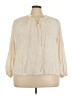 Old Navy Ivory 3/4 Sleeve Blouse Size XXL - photo 1