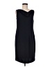 Tahari 100% Polyester Solid Black Cocktail Dress Size 6 - photo 1