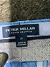 PETER MILLAR Chevron-herringbone Blue Shorts Size 33 waist - photo 3