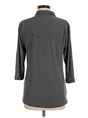 Betabrand 3/4 Sleeve Button-Down Shirt (view 2)