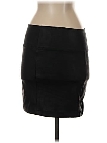 Bebe Faux Leather Skirt (view 2)