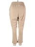 Woman Within Solid Tan Casual Pants Size 18 (L) - photo 2