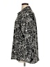 Halogen 100% Polyester Paisley Silver Long Sleeve Blouse Size XL - photo 5