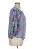 RUBY YAYA Blue 3/4 Sleeve Blouse Size XS - photo 4