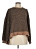 Electric & Rose Animal Print Brown Pullover Sweater Size M - photo 1