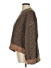 Electric & Rose Animal Print Brown Pullover Sweater Size M - photo 5