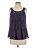 Ann Taylor LOFT 100% Polyester Purple Sleeveless Blouse Size S - photo 1