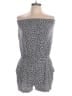 LOFT Beach Polka Dots Gray Romper Size XL - photo 1