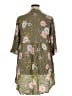 Torrid Floral Green 3/4 Sleeve Blouse Size 1X Plus (1) - photo 2
