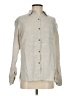 Athleta 100% Linen Ivory Long Sleeve Button-Down Shirt Size XXS - photo 1
