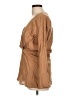 Zara Tan Long Sleeve Blouse Size L - photo 5
