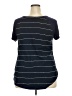 Merona Blue Short Sleeve Top Size XXL - photo 2
