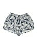 Divided by H&M 100% Viscose Print Blue Shorts Size 6 - photo 1
