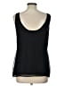 JS Collections 100% Polyester Silver Sleeveless Blouse Size 10 - photo 2