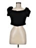 A.L.C. Black Short Sleeve Top Size 6 - photo 1