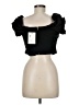 A.L.C. Black Short Sleeve Top Size 6 - photo 2