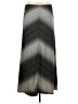 Versona Chevron-herringbone Silver Formal Skirt Size L - photo 1